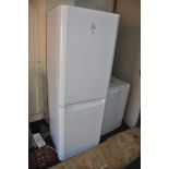A TALL WHITE INDESIT FRIDGE FREEZER, height 175cm (PAT pass and working)