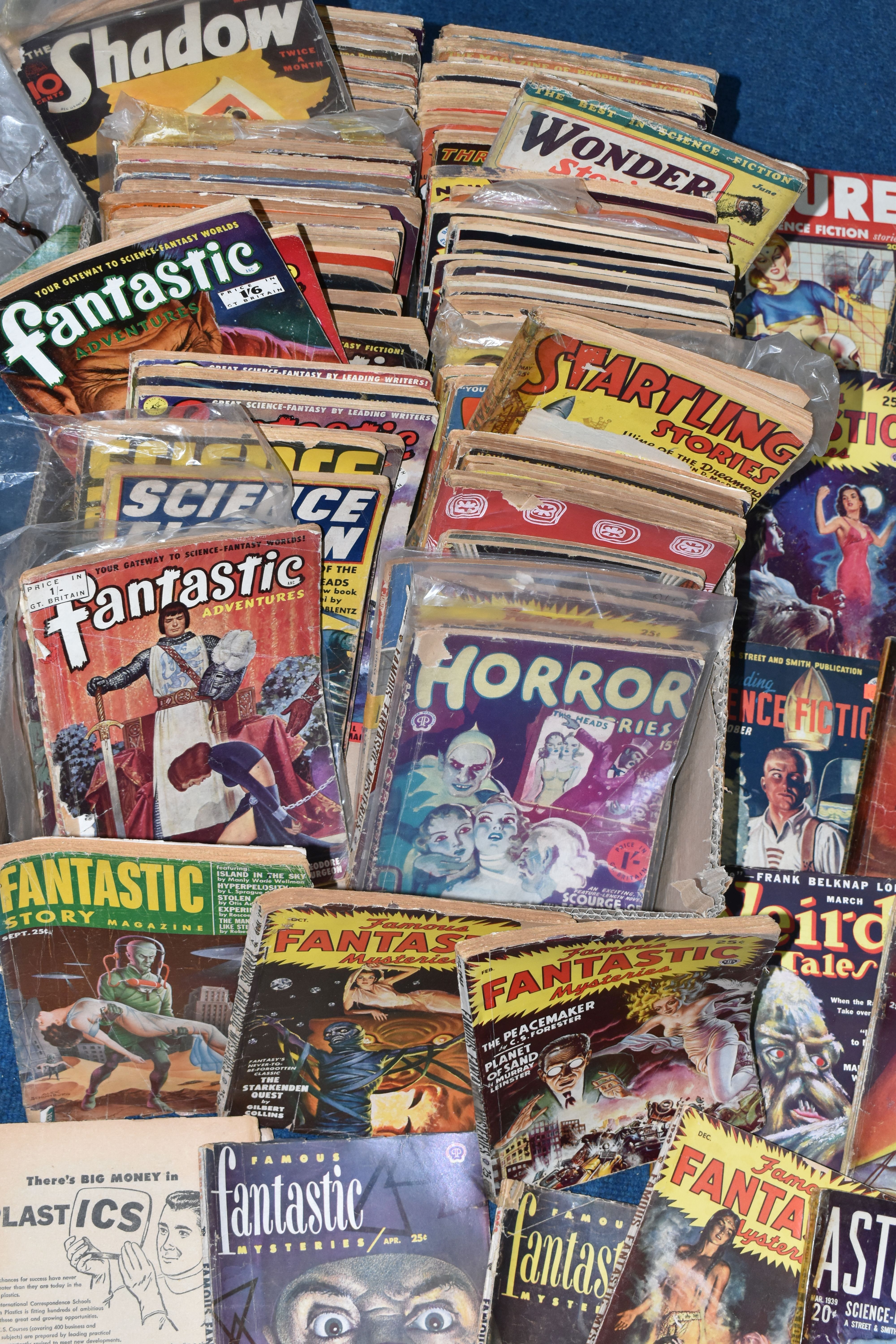 One Box of over 100 SCIENCE FICTION MAGAZINES dating from the 1930's - 1960's, titles include - Image 3 of 3