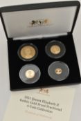 A 2021 GOTHIC GOLD 22CT PROOF 4-COIN COLLECTION, to include all Alderney double Sovereign 16 gram,
