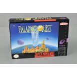 PALADIN'S QUEST NINTENDO SNES GAME, NSTC version of a game that never released in PAL territories,
