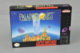 PALADIN'S QUEST NINTENDO SNES GAME, NSTC version of a game that never released in PAL territories,