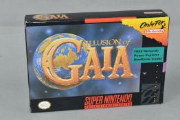 ILLUSION OF GAIA NINTENDO SNES GAME, NSTC version, includes the box and manual, game is in working