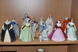 A GROUP OF FIGURINES, to include Coalport: 'Anniversary Waltz' from a limited edition of 1000 (