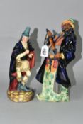 TWO ROYAL DOULTON FIGURES, comprising 'Blue Beard' HN2105, height 26cm (small chip under the glaze