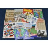 A QUANTITY OF ASSORTED FOOTBALL AND OTHER SPORTING MEMORABILIA, to include Panini Euro Football
