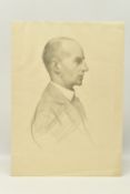 ATTRIBUTED TO JAMES KERR LAWSON (1862-1939) A SKETCH OF A MALE FIGURE, depicting a head and