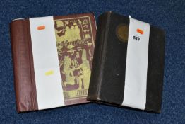 TWO POSTCARD ALBUMS containing approximately 373 early 20th century Postcards (Edwardian - WW1