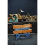 A SELECTION OF HAND AND POWER TOOLS including a Black and Decker jigsaw, a Performance Planer (