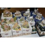 FOURTEEN BOXED LILLIPUT LANE SCULPTURES, with deeds except where mentioned, comprising Crendon Manor