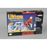 ULTIMA VI: THE FALSE PROPHET NINTENDO SNES GAME, NSTC version of a game that never released in PAL