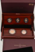 A BOXED ROYAL MINT 'THE SOVEREIGN 2019 FIVE-COIN GOLD PROOF SET'