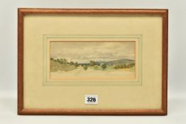 CIRCLE OF ROBERT HILLS (1769-1844) A LANDSCAPE STUDY, an unfinished study of an extensive landscape,