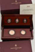 A BOXED ROYAL MINT 'THE SOVEREIGN 2018 FIVE-COIN GOLD PROOF SET'
