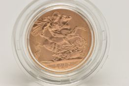 ROYAL MINT FULL GOLD SOVEREIGN COIN QUEEN ELIZABETH II 1965, .916 fine, 7.98 gram, 22.05mm,