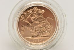 ROYAL MINT FULL GOLD PROOF SOVEREIGN COIN QUEEN ELIZABETH II 1984, .916 fine, 7.98 gram, 22.05mm,