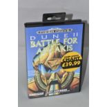 DUNE II BATTLE FOR ARRAKIS SEGA MEGA DRIVE GAME, PAL version, includes the box and manual, game is