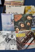 ONE BOX OF LP RECORDS, approximately sixty records, to include The Beatles Revolver, The Beatles '
