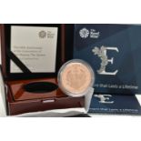 A BOXED ROYAL MINT 'THE 65TH ANNIVERSARY OF THE CORONATION OF HER MAJESTY THE QUEEN 2018 UK GOLD