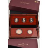 A BOXED ROYAL MINT 'THE SOVEREIGN 2020 FIVE-COIN GOLD PROOF SET'