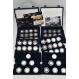 TWO WESTMINSTER BOXED 2012 LONDON ICS SPORT FIFTY PENCE COLLECTION, to include 29 uncirculated coins