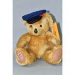 A MERRYTHOUGHT LIMITED EDITION 'RETURN TO SENDER' TEDDY BEAR, no 17/75, height approximately 35cm,