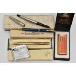 AN ASSORTMENT OF ITEMS, to include a rolled gold 'Lifelong' pencil, a 'Conway Stewart' pencil, a '