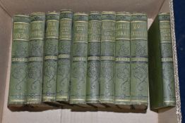 Ten Volumes of The Diamond Edition of the Complete Works of Charles Dickens, published by Chapman