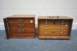 A 20TH CENTURY ENGINEERS CHEST, stamped Union, enclosing 7 assorted drawers’ width 46cm x depth 23cm