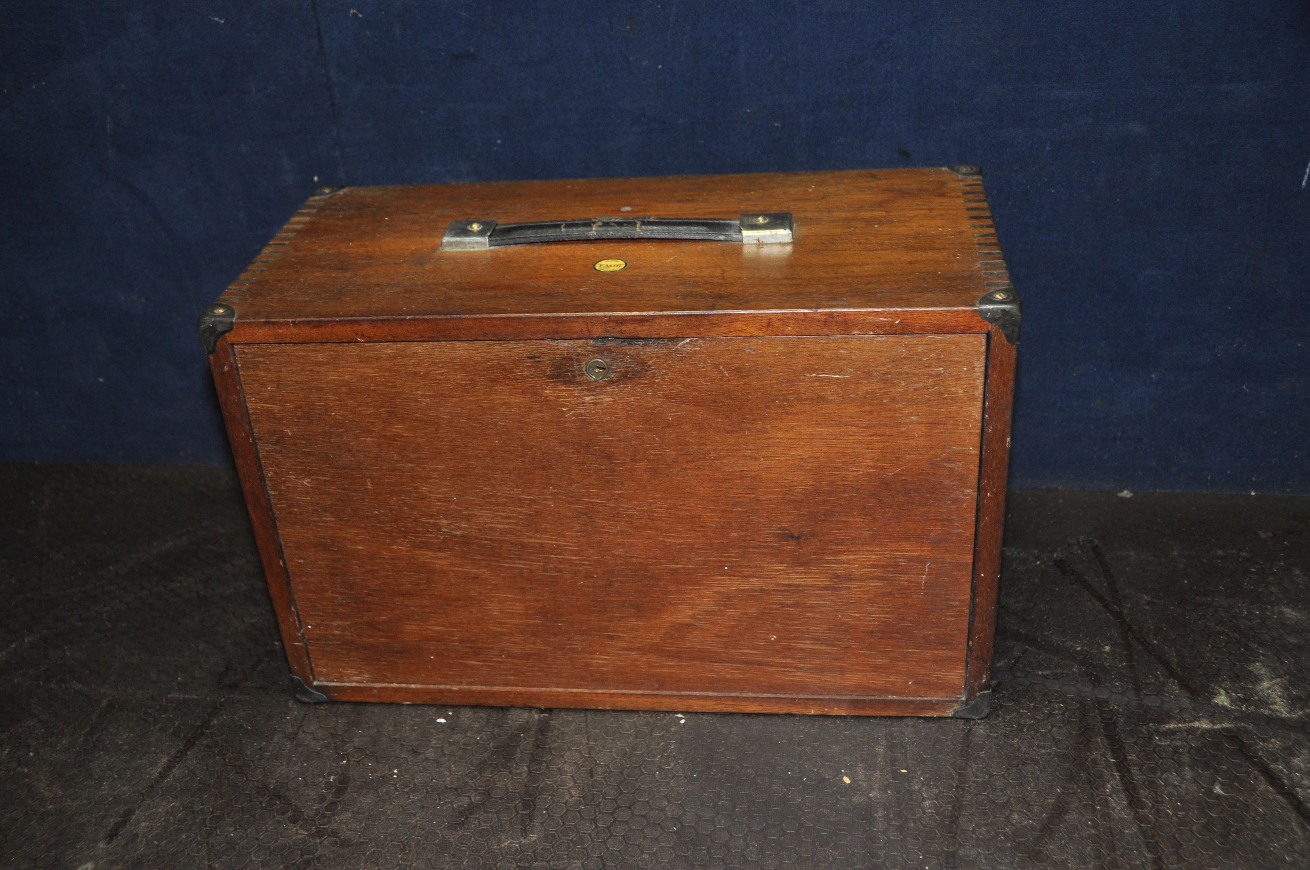 An 'EMIR' ENGINEERS TOOL CHEST with front lid and lock (no key), 5 short over 2 long drawers to