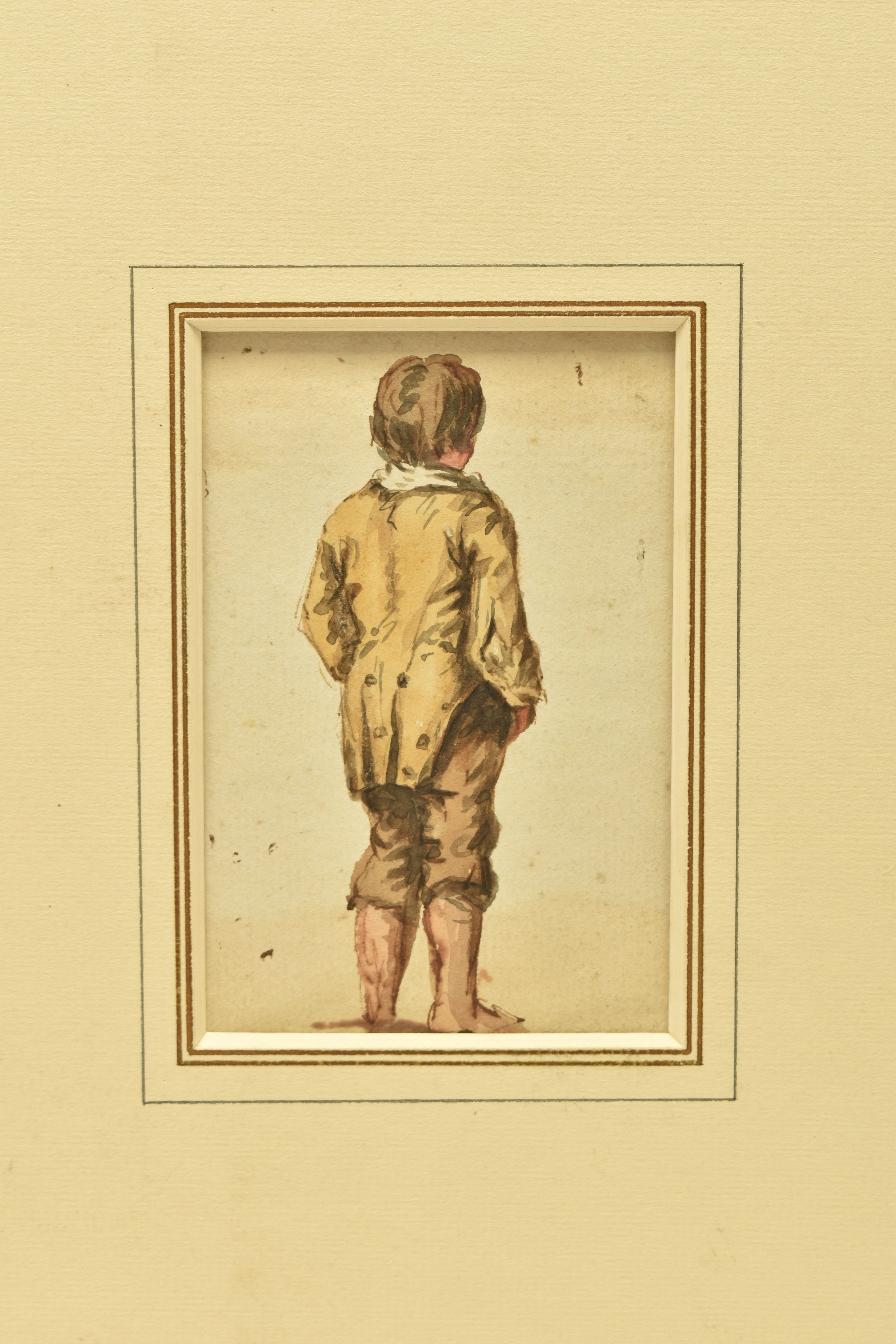 CIRCLE OF PHILIP JAKOB De LOUTHERBOURG (1740-1812) A STUDY OF A YOUNG BOY, the boy is viewed from - Image 2 of 4