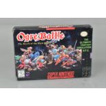 OGRE BATTLE MARCH OF THE BLACK QUEEN NINTENDO SNES GAME, NSTC version of a game that never