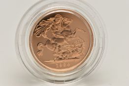 ROYAL MINT FULL GOLD PROOF SOVEREIGN COIN QUEEN ELIZABETH II 1994, .916 fine, 7.98 gram, 22.05mm,