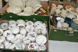 THREE BOXES OF BILTONS AND HORNSEA TEA / COFFEE AND DINNERWARE, SMALL GIFTWARE CERAMICS, ETC,