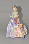 A ROYAL DOULTON 'CYNTHIA' FIGURINE HN1686, green printed and painted marks to base, height 15cm (