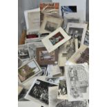 TWO BOXES OF EPHEMERA comprising a large collection of photographs, including personal portraits,