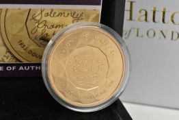 THE 2018 SAPPHIRE JUBILEE BOXED DOUBLE SOVEREIGN, Queen Elizabeth 22ct gold, 16 grams, 299