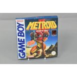 METROID II RETURN OF SAMUS NINTENDO GAMEBOY GAME, PAL version, includes the box and manual, game