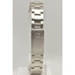 A 'ROLEX' STAINLESS STEEL BRACELET, end links stamped 557, bracelet stamped 78350 19, folding buckle