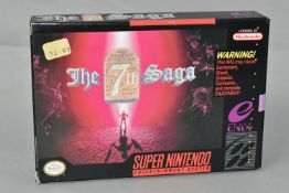 THE 7TH SAGA NINTENDO SNES GAME, NSTC version of a game that never released in PAL territories,
