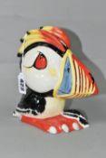 A LORNA BAILEY 'PERCY THE PUFFIN' BIRD FIGURE, height 17cm, painted marks to base (1) (Condition