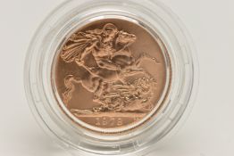 ROYAL MINT FULL GOLD SOVEREIGN COIN QUEEN ELIZABETH II 1978, .916 fine, 7.98 gram, 22.05mm,
