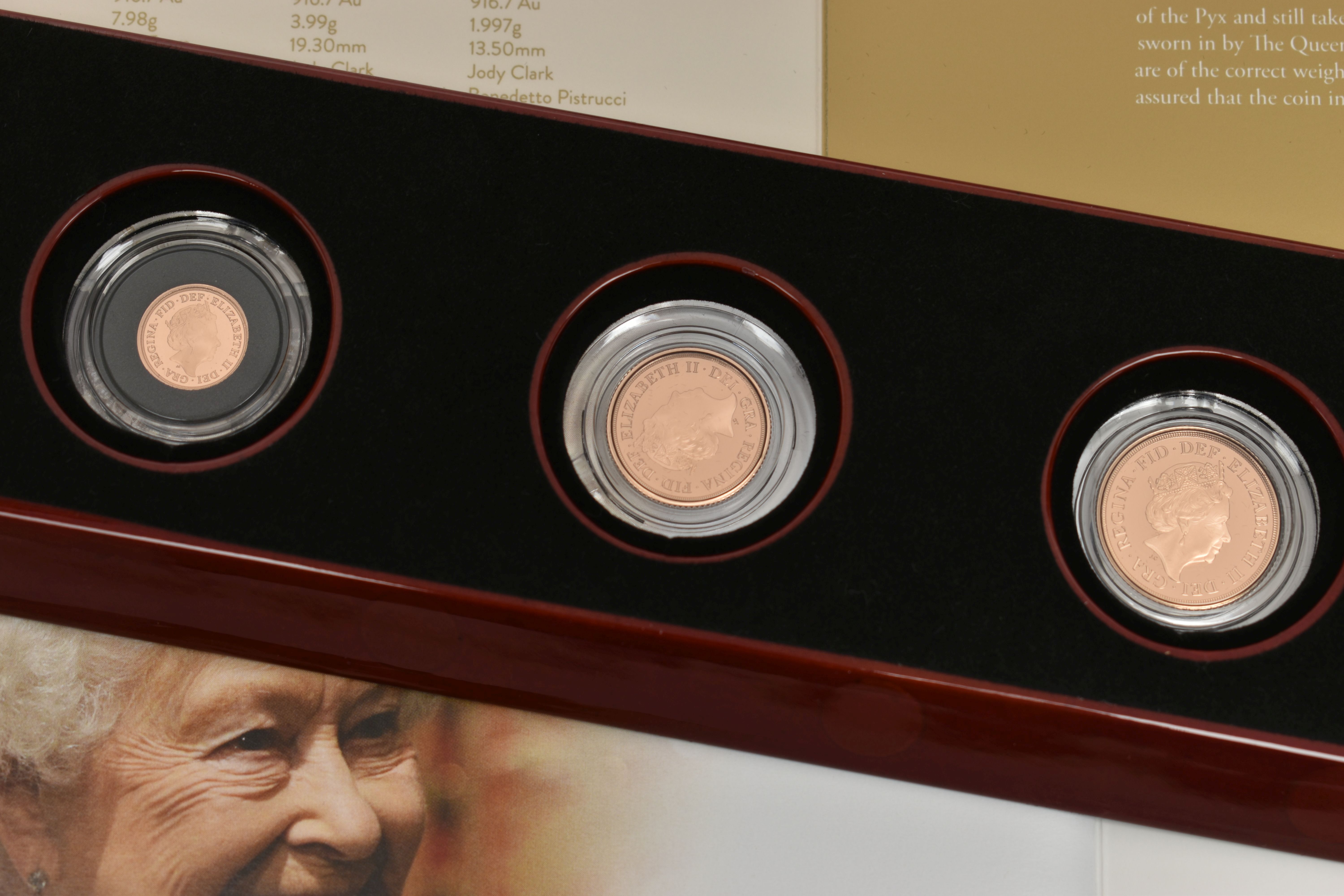 A BOXED ROYAL MINT 'THE SOVEREIGN 2021 FIVE-COIN GOLD PROOF SET' - Image 5 of 5