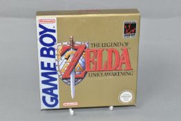 THE LEGEND OF ZELDA LINK'S AWAKENING NINTENDO GAMEBOY GAME, PAL version, includes the box and