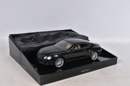 A BOXED PAULS MODEL ART MINICHAMPS BENTLEY CONTINENTAL GT 1:8 MODEL VEHICLE, numbered BL570, edition