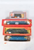 FOUR BOXED TRI-ANG HORNBY OR HORNBY OO GAUGE LOCOMOTIVES, class 08 No.13012, B.R. green livery (
