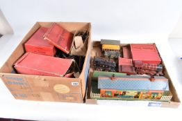 A QUANTITY OF UNBOXED AND ASSORTED HORNBY O GAUGE MODEL RAILWAY ITEMS, to include No.1 Special