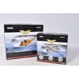 TWO BOXED LIMITED EDITION CORGI AVIATION ARCHIVE 1:72 DIE-CAST MODEL MILITARY AIRCRAFTS, the first a