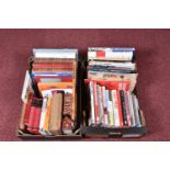 TWO BOXES OF BOOKS, MAGAZINES AND PAMPHLETS OF BRITISH MILITARY INTEREST,  titles include volumes