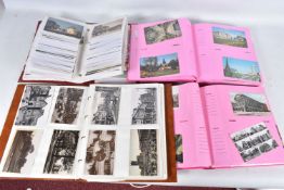 POSTCARDS, Four Albums containing approximately 720* early 20th century and modern Postcards