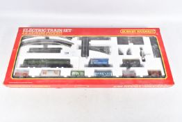A BOXED HORNBY RAILWAYS OO GAUGE B.R. EXPRESS FREIGHT TRAIN SET, No.R787, comprising class 47
